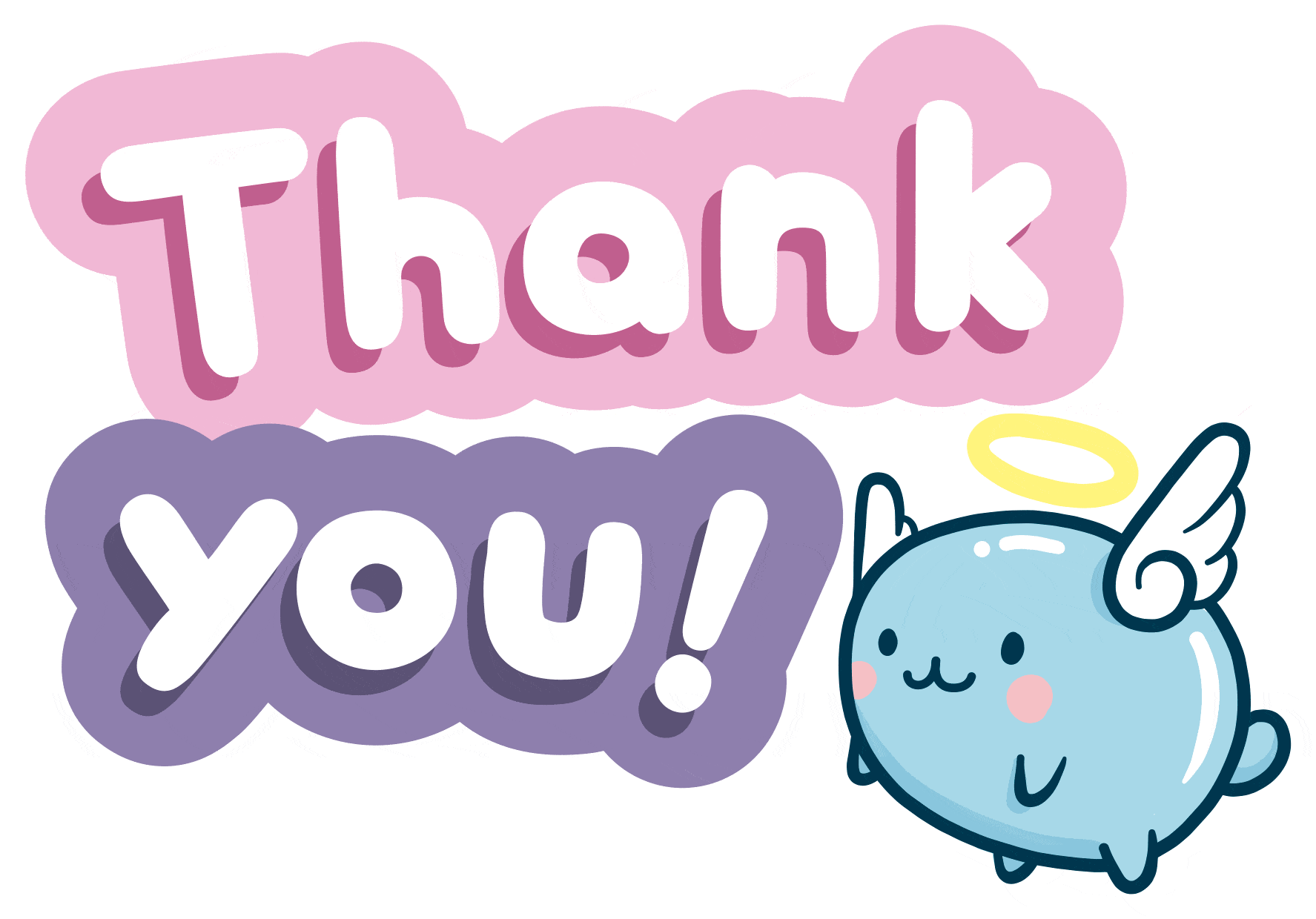 expressing thank you...